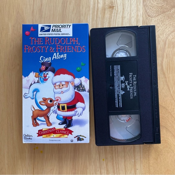 VHS Media The Rudolph Frosty Friends Sing Along Usps Vhs Tape Kids